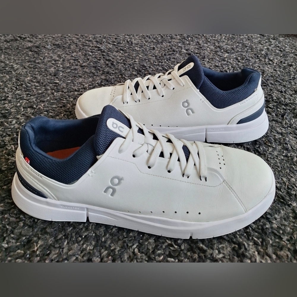 On The Roger Advantage Athletic Shoes Men's Sz 13 White Midnight